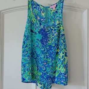 Lilly Pulitzer silk tank